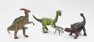 Therizinosaurus Parasaurolophus <span class=keywords><strong>Saichania</strong></span> modelo de dinosaurio de juguete de plástico para niños colección - Product Image 3