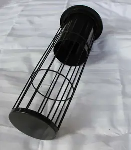 Silicone filter bag cage for baghouse