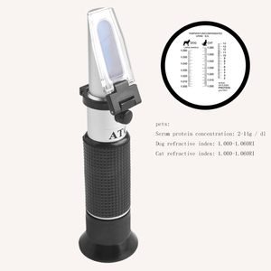 Hand held refractometer clínica LED Cães e Gatos de Estimação veterinários 2-14g/dl refractometer - Product Image 2