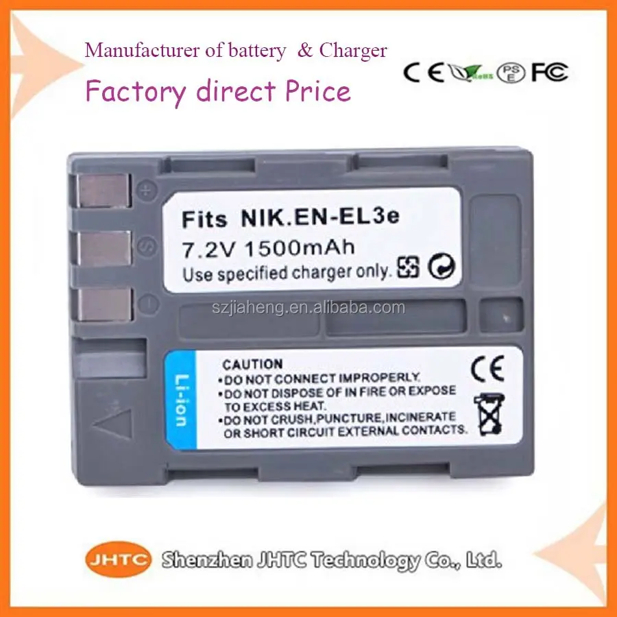 High quality OEM Factory Camera Battery EN-EL3e For Nikon DSLR D80, D90, DSLR D100