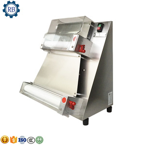 Mouleur de pâte à <span class=keywords><strong>Pizza</strong></span> électrique semi-automatique Presse à pâte à <span class=keywords><strong>Pizza</strong></span> Machine d'étirement Argent Multifonction Restaurant en acier inoxydable - Product Image 4