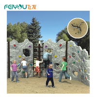 FEIYOU produits enfants enfants équipement de terrain de jeu extérieur balles d'escalade norme ASTM pour l'école