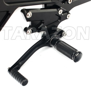 ชุดพักเท้าหลังอะลูมิเนียมบิลเล็ต CNC สำหรับ Kawasaki <span class=keywords><strong>ER6N</strong></span> NINJA <span class=keywords><strong>650</strong></span> - Product Image 3