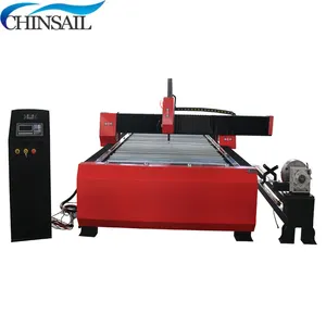 على استعداد لاستخدام CHINSAIL CXP1530-Rotary البلازما القاطع cnc عدة