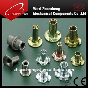 Zinc Plated 4 Prongs <strong>Tee</strong> <strong>Nuts</strong> - Product Image 3