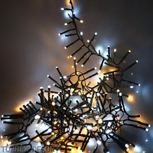 批发悬挂式Led集群灯串的圣诞装饰