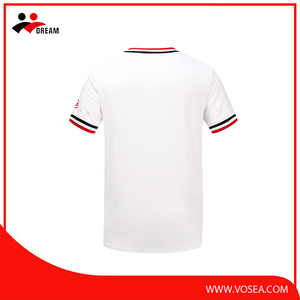 widely used english printing design white baseball jersey - Product Image 5