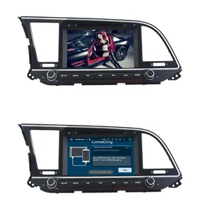 Kirinavi WC-HU8086 الروبوت 10.0 8 "نظام الملاحة في السيارة لشركة هيونداي إلنترا AVANTE MD 2016 2017 شاشة تعمل باللمس dvd gps الوسائط المتعددة