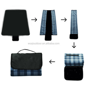 Woqi-wholesale imperméable à l'eau en plein air plage pique-nique Camping tapis voyage pique-nique tapis Plaid couverture tapis - Product Image 3