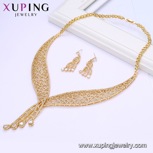 64629 Xuping Mode China Schmuck Lieferant 18K Charming CZ <span class=keywords><strong>Gold</strong></span> Schmuck <span class=keywords><strong>Set</strong></span> 2017 beste verkauf produkte - Product Image 3