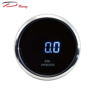 Manómetro de presión de aceite para coche, pantalla Led de 52mm, color negro, para automóvil - Product Image 1