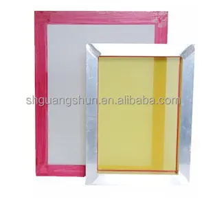 factory supply silk screen printing frame/aluminum frame with polyester mesh for t shirt printing