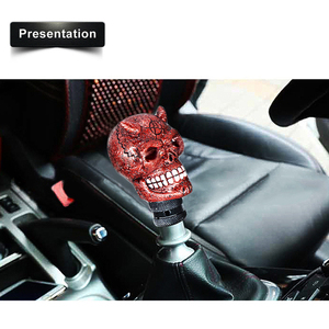 Pomello del Cambio Universale JDM Racing Culture con Teschio Anarchico e Testa del Diavolo per Auto Manuale - Product Image 4