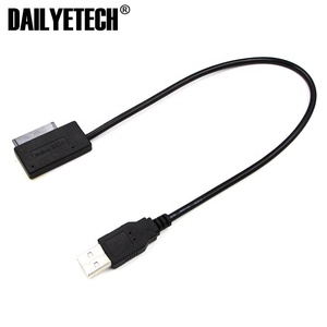 Cáp Chuyển Đổi <span class=keywords><strong>USB</strong></span> 2.0 Sang Mini <span class=keywords><strong>Sata</strong></span> <span class=keywords><strong>II</strong></span> 7 + 6 13Pin Cho Máy Tính Xách Tay CD/DVD ROM Ổ Đĩa Slimline - Product Image 4