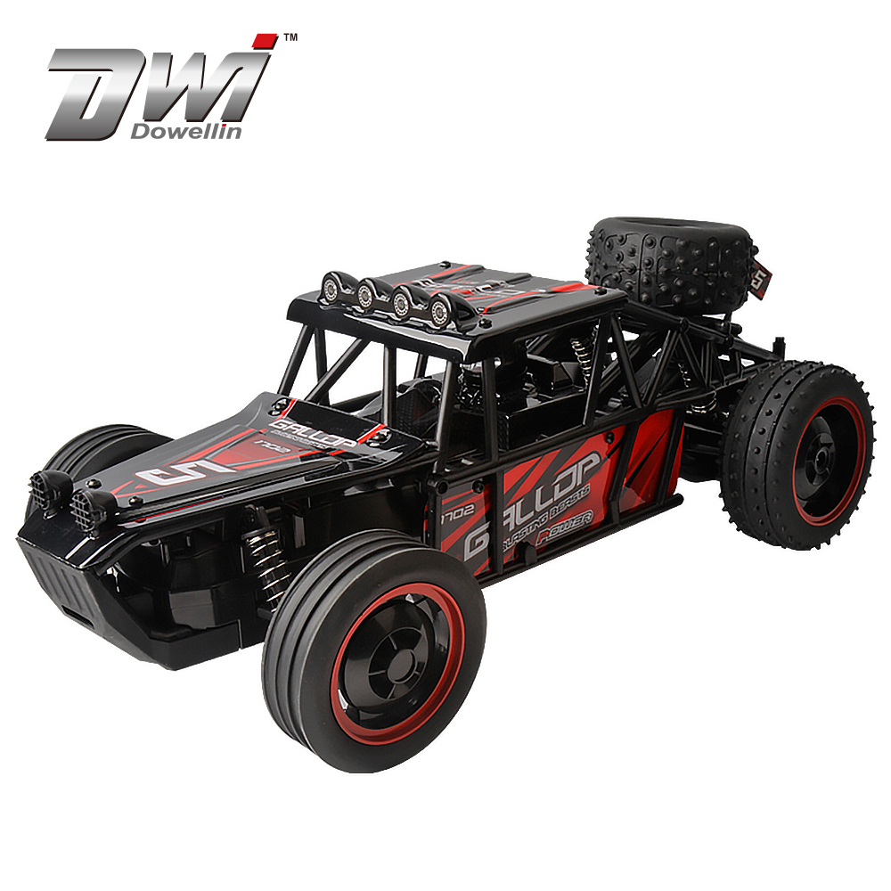 DWI Mobil 4X4 Anak-anak, Mobil RC Elektrik Buggy 2.4Ghz Skala 1 10 untuk Anak-anak