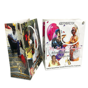 Imagen rica conveniente llevar compras bolsa de <span class=keywords><strong>papel</strong></span> - Product Image 1