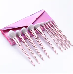 Private Label Cosmetische Make Up Borstels 10Pcs Creative Duim Vegan Makeup Tools Brush Set Kwaliteit