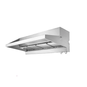 Stainless steel commercial exhaust hood with explosion-proof lamp from China kitchen equipment supplier