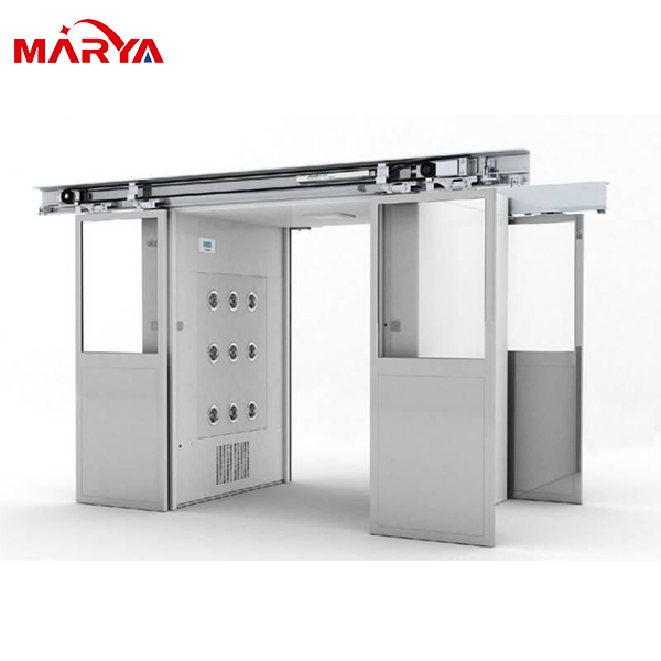 Раздвижная дверь из нержавеющей стали 304 большого размера для чистой комнаты/раздвижная дверь из ПВХ для грузового воздушного душа