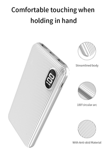 2025 Promocional Super Slim 10000mAh Banco de energía portátil Fuente de alimentación móvil de calidad con entrada Micro USB y salida USB Doble - Product Image 6
