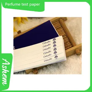 La mejor venta forma libro tarjeta de prueba para el perfume con customized IC-246