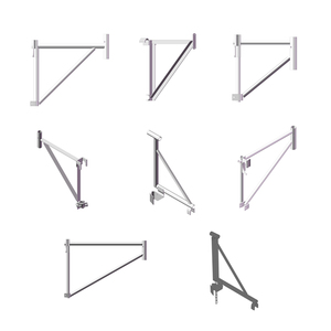 <span class=keywords><strong>21</strong></span> "Stahl Vierkant rohr Seiten gerüst halterung - Product Image 3