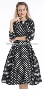 2014 caliente de la venta más barato nuevo bestdress rockabilly vintage vestido size8-24 50s rockabilly retro vestido