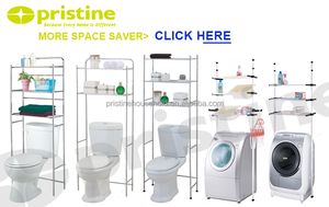 Chất lượng kim loại tiết kiệm không gian phòng tắm kệ chất lượng bán Ebay bán buôn từ Đài Loan lưu trữ đồ nội thất nhà sản xuất Góc Gắn - Product Image 4