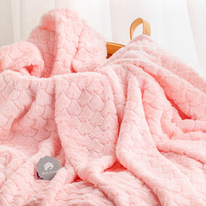 Commercio all'ingrosso in rilievo super soft minky <span class=keywords><strong>cuddle</strong></span> tessuto per il bambino coperta - Product Image 1