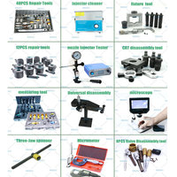 ERIKC Herramientas de Diagnóstico Automotriz: Probador de Inyectores Common Rail, Herramienta de Reparación de Válvulas de Boquilla, Limpiador y Lavadora para Delphi Denso