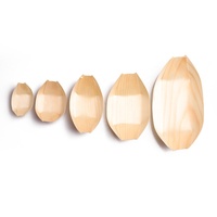 Plateau à sushi en bois écologique, plateau à feuilles, plateau à sushi de qualité alimentaire, plateau à sushi pour la maison ou les fêtes