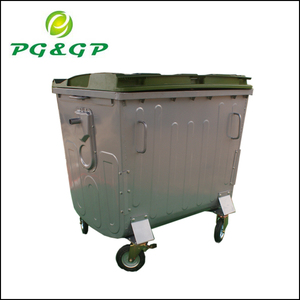 Bonne Qualité Se Vendent Bien Dôme Couvercle Galvanisé à Chaud Système De Pédale <span class=keywords><strong>Poubelle</strong></span> à roulettes - Product Image 4