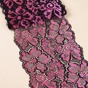 Wholesale Factory DIY Garment Underwear Accessories Floral Tricot Elastic Lace Stretch Lace For Bra