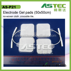 Pin Akhir 50X50Mm Perekat Puluhan Elektroda Pad Puluhan Digital Terapi Mesin Dapat Digunakan Kembali Pad - Product Image 3