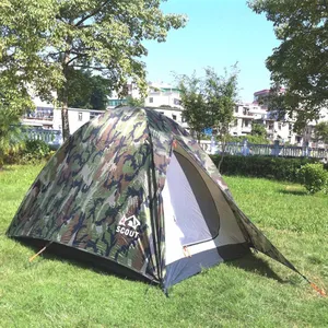 1-2 người ngụy trang cắm trại lều quân đội thặng dư lều quân sự