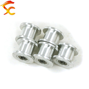 1368 # 3D máy in nhôm làm biếng ròng rọc <span class=keywords><strong>GT2</strong></span> 20 răng không có răng bên trong lỗ khoan <span class=keywords><strong>3mm</strong></span> với chiều rộng vành đai mang 6mm thời gian ròng rọc - Product Image 3