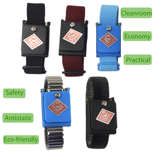 Dây đeo cổ tay chống tĩnh điện, có thể điều chỉnh, không dây, nối đất, bán buôn, dùng cho công việc điện tử - Product Image 5