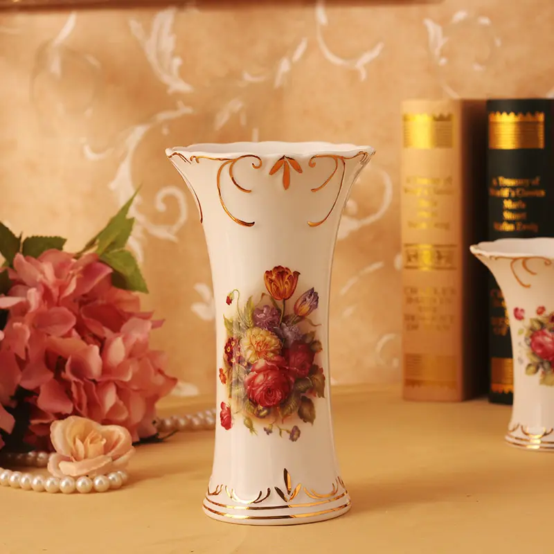 Stile europeo in ceramica di lusso decorazione per la casa artigianato ornamenti vaso fiori articoli da regalo