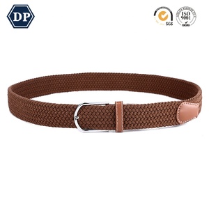 3517 Op maat gemaakte kleurrijke gevlochten elastische riem van geweven stof voor heren en dames - Product Image 5