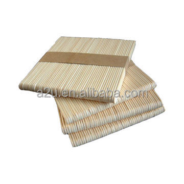 En vrac en bois bâtons de crème glacée pour popsicle