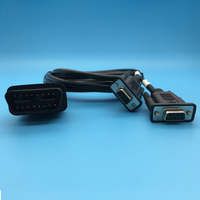 Cable OEM OBD OBD2 macho aislado de goma a DB9 macho o hembra para aplicaciones de máquinas electrónicas de automóviles