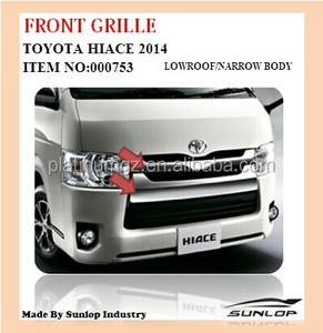 2015 Hiace กระจังหน้า KDH 200 Hiace ส่วนของร่างกาย #753กระจังหน้าอุปกรณ์ตัวถังแคบรถยนต์มือสองแรงจูงใจอัตโนมัติ