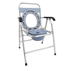 China Hot Sale Adjustable Steel Hospital Folding Walker/<strong>commode</strong> <strong>Chairs</strong>/Potty <strong>Chair</strong> Adult for Elderly - Product Image 5