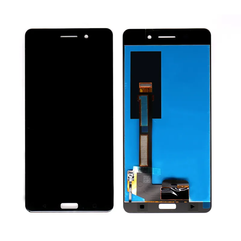 Suku Cadang Ponsel Cerdas Nokia 6 N6, LCD Layar Sentuh Lengkap