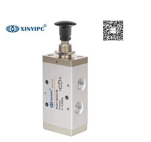 made in china hand draw manual operation 3 way pneumatic control valve air control valve