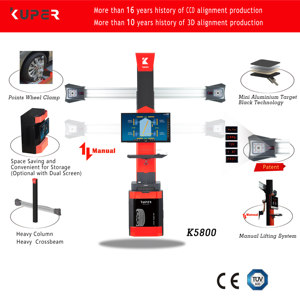 Lawrence <span class=keywords><strong>Kuper</strong></span> 3d Wheel alignment and wheel aliner IAA system machine turnplates Lawrence Engineering - Product Image 2