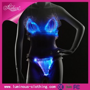 Led luminoso que brillan en la oscuridad japonés hermoso mujeres lencería erótica china - Product Image 5