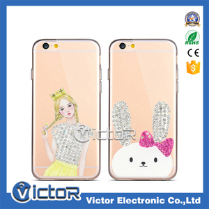 China Mayoristas productos calientes real teléfono móvil Molde 3D impresión funda del teléfono móvil con diamante para iPhone 6 - Product Image 5