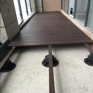 Rắn Không Thấm Nước Gỗ Nhựa Composite Wpc Decking Phụ Kiện Sàn Dầm Keel - Product Image 2