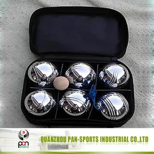 2017 Good Quality Custom Metal Ball Bocce / Petanque set/Boules Setwith Carry Box
